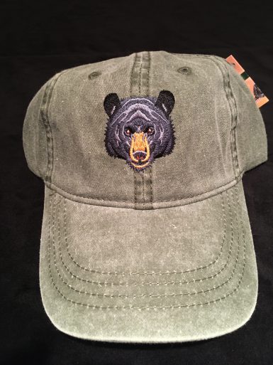 Black Bear Embroidered Hat