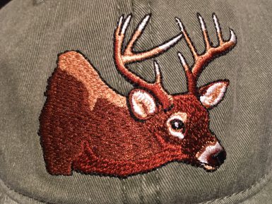 White Tail Deer Embroidered Hat