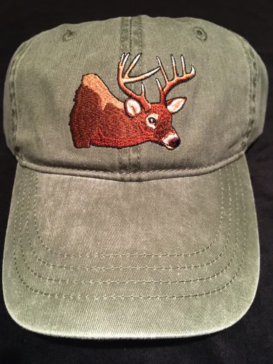 White Tail Deer Embroidered Hat